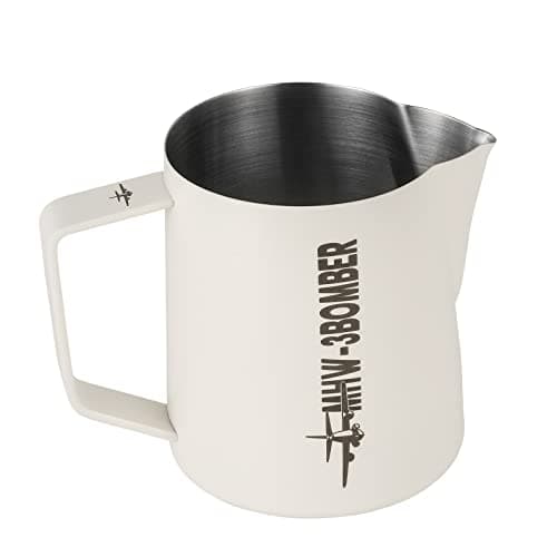 MHW-3BOMBER Espresso Milchkännchen Milk Pitcher 500ml Milchschaumtank Espresso Milchschaumtank Edelstahl Espresso Dämpfen Aufschäumen Pitcher Matte