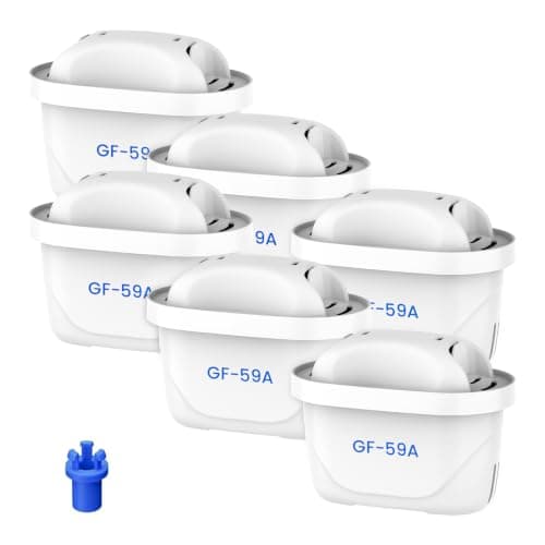 GLACIER FRESH Wasserfilter Kartuschen Ersatz für Brita Maxtra Pro 6er-Pack | Ersatz für Brita wasserfilter kartusche Maxtra+ Plus, Kompatibel mit