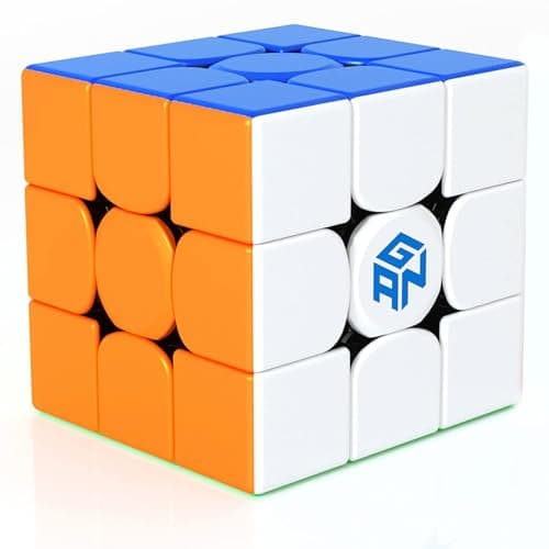 GAN Zauberwürfel Klassisch, Mini Speed Cube Original, 356 RS | Magnetfrei Speedcube mit Glatter Wabenstruktur, Ideales Knobelspiel für Erwachsene