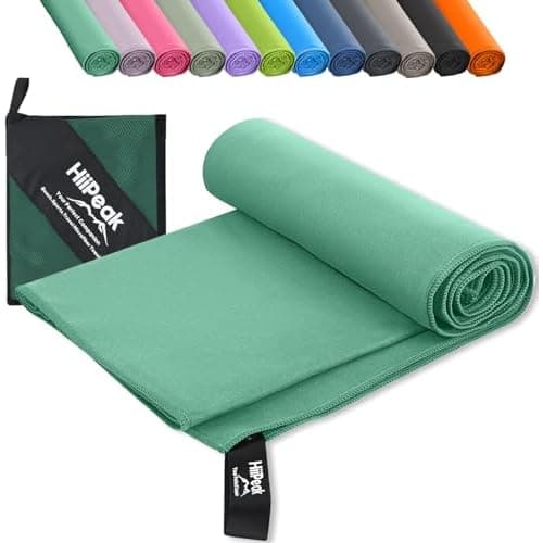 HiiPeak Mikrofaser Handtuch Kompakt und Leicht Microfaser Handtücher Fitness Schnelltrocknend microfaser Badetuch Saugfähiges Sporthandtuch Schwimm