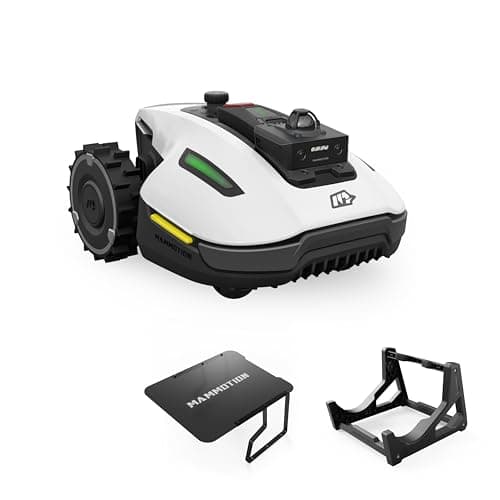 MAMMOTION YUKA mini 2 1000 Mähroboter ohne Begrenzungskabel mit Autowaschanlage+Garage, 1000 m², 360°-LiDAR + Kameranavigation mit KI-Steuerung,