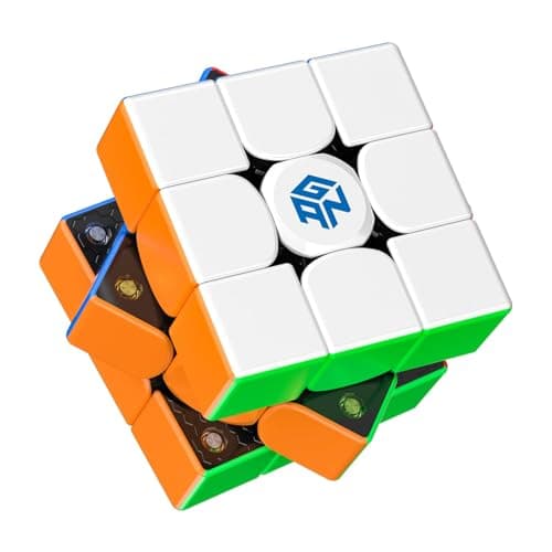 GAN 356M Zauberwürfel Magnetisch 3x3, Speed Cube Original mit IPG & GES+ | Speedcube Magnetic mit Magnet, Ideales Knobelspiel für Erwachsene und