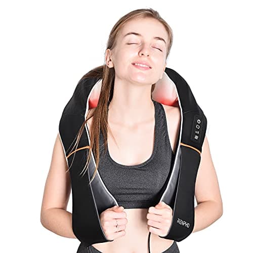 RENPHO Nackenmassagegerät, Shiatsu Massagegerät Nacken, Schulter, Rücken | mit Tiefenmassage, Wärme, während verspannte Muskeln entspannt