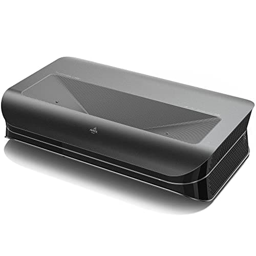 AWOL VISION LTV-2500 Projektor 4K 3D RGB Beamer, UHD Ultrakurzdistanz Beamer, 150'' Bild Laser TV, 3D-Unterstützung, HDR10+, Dolby Atmos,