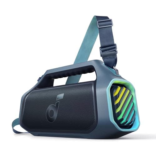 soundcore by Anker Boom 2 Plus, Outdoor Lautsprecher, 140W, 2+2 Stereoklang | 80W Stereo Sound, Individueller EQ & BassUp, Bluetooth, Integrierte