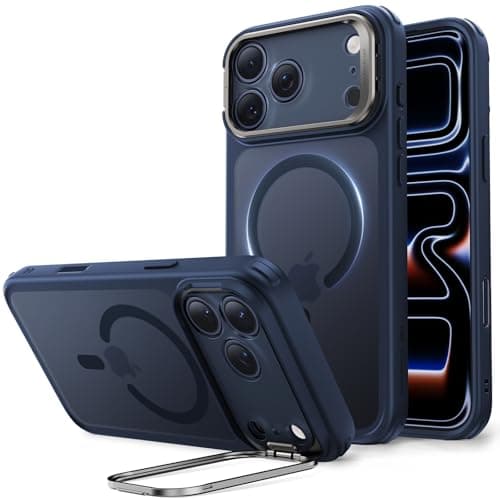 ESR für iPhone 17 Pro Hülle, Kamerasteuerung, kompatibel mit MagSafe, Militärnorm Schutzhülle, integrierter Versteck Ständer Handy Case,