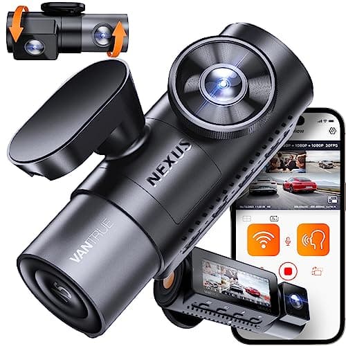 VANTRUE N5 4 Kanal 2.7K STARVIS 2 IMX675 Dashcam Auto Vorne Innen Hinten
