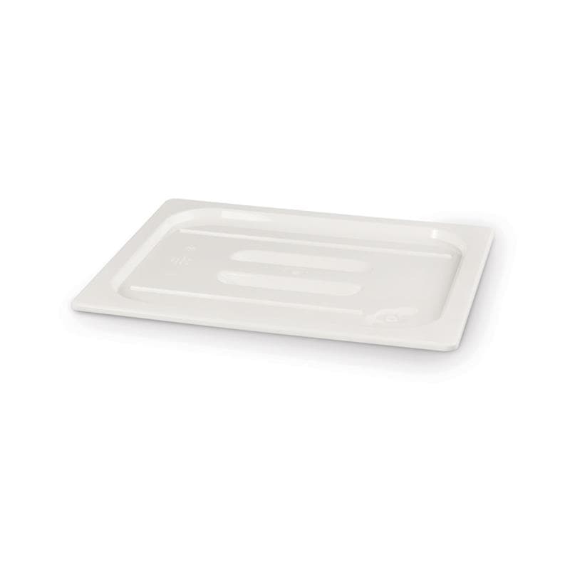 HENDI GN Deckel 1/2 weiß  265 x 325 cm mit Griffmulden -40 bis +110 °C Polycarbonat Kunststoff, Deckel GN Behälter