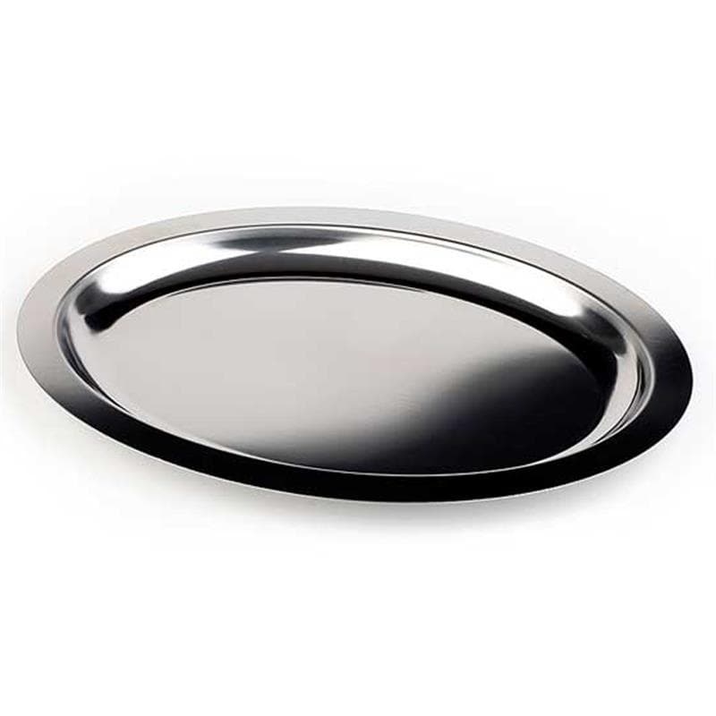 Tablett -FINESSE- oval, Edelstahl