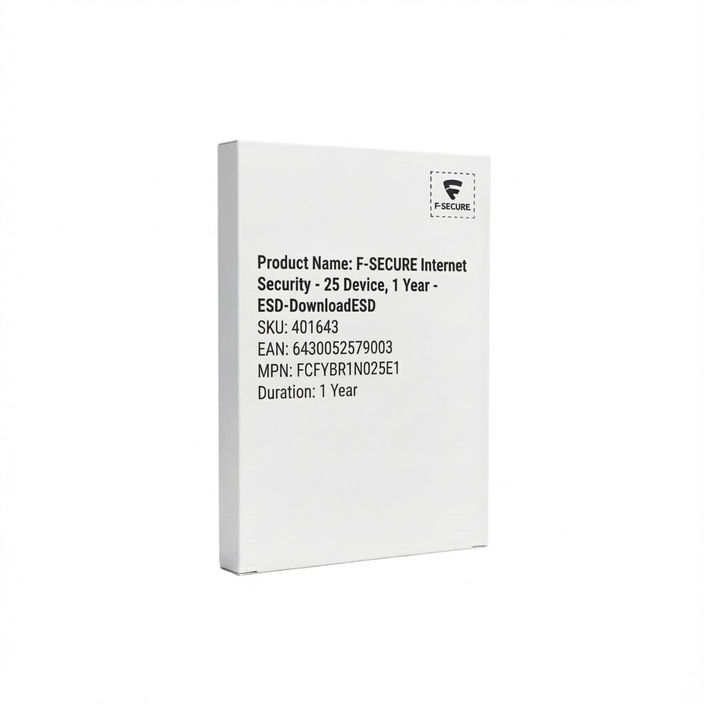 F-SECURE Internet Security - 25 Device, 1 Year - ESD-Download