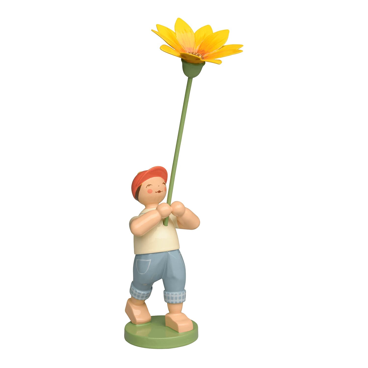 Junge mit Mittagsgold
