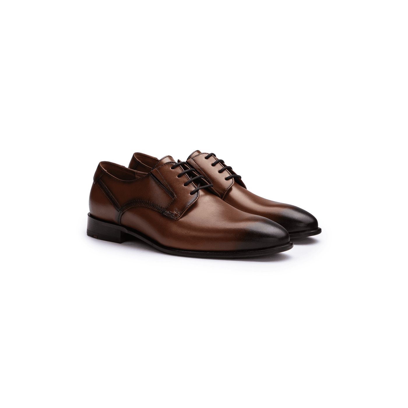 LLOYD Herren LENO 110W Braun in 42.5 Extraweit Glattleder Business | Festlich