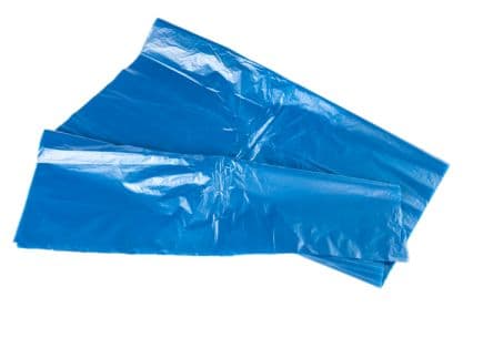 RS PRO 200 pro Paket Stk Müllsäcke, Polyethylen, Blau, 90L 21 mm