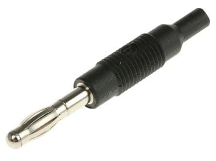 Hirschmann Test & Measurement Prüfsteckverbinder-Adapter Schwarz Stecker Berylliumkupfer Nickel 60V