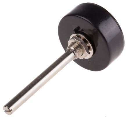 RS PRO P40 Frontplattenmontage Drehen Potenziometer 5 kΩ 10 % / 3 W, Schaft-Ø 6.35 mm