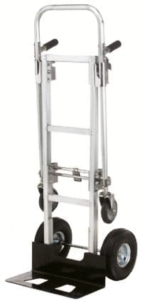RS PRO Sackkarre Klappbar, Aluminium, max. 120 kg, Rad ø 260 mm, Mittelschwere Einsätze 460 mm 230 mm H.: 1365 mm