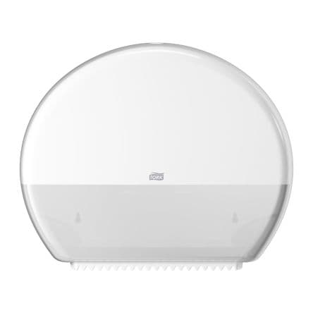 Tork Kunststoff Toilettenpapierhalter Einfach, Weiß, 133 mm x 360 mm x 437mm