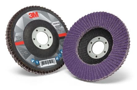 3M 769F Zirkonoxid Aluminium Lamellenscheibe Ø 180 mm Fein, Korngröße P60 10 pro Paket