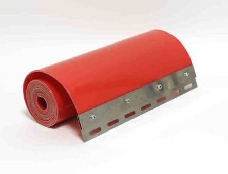 RS PRO PVC Streifenvorhang Rot, 2 mm Industrieausführung x 200mm 3 m