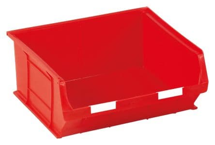 RS PRO Lagerbehälter Tragbar Rot Polypropylen, 180 mm x 419 mm x 376 mm