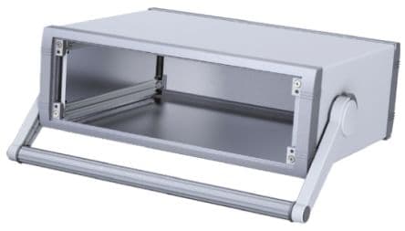 METCASE, Schalengehäuse, Grau, Aluminium 120.7 mm, 351.6 mm, 263.3 mm, Unimet-Plus