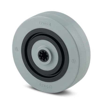Tente Rolle, Rad ø 125 mm, 200 kg