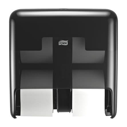 Tork ABS Toilettenpapierhalter Doppelt, Schwarz, 319 mm x 323 mm x 174mm, Xpress