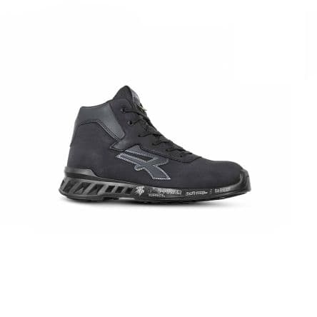 UPower RV Unisex Sicherheitsschuhe Schwarz Aluminium, Größe 35 / UK 2