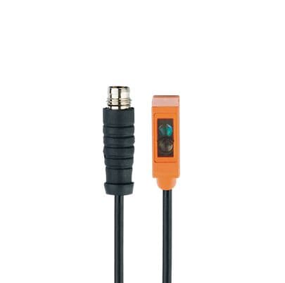 ifm electronic O8P204 Rechteckig Optischer Sensor, Retroreflektierender Senor, PnP Ausgang, M8-Steckverbinder