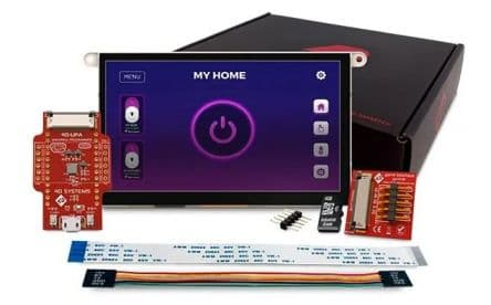 4D Systems 7 Zoll Entwicklungstool Display, TFT Starterkit SK-GEN4-70DCT-WVA gen4-uLCD-70DCT-WVA gen4-uLCD-70DCT-WVA