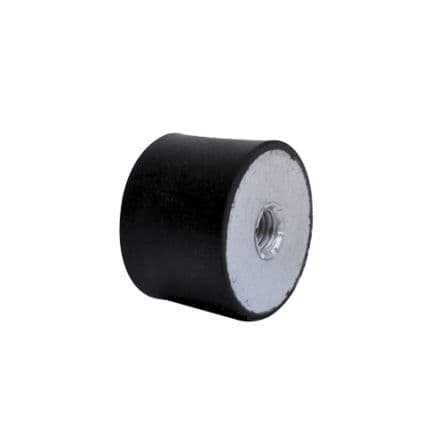 RS PRO Naturgummi Gummipuffer, Innengewinde-Puffer M8 110.64 kg, Ø 40 mm x 30 mm, Shore A60