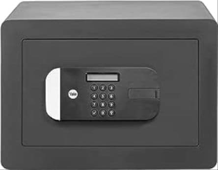 Yale1 Fingerabdruck Wand, Boden Safe Volumen 18.6L Schwarz