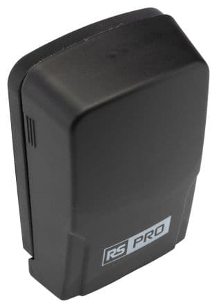 RS PRO Schwarz Aluminium Schlüsseltresor, B 84.3mm, H 129.5 mm, Wand