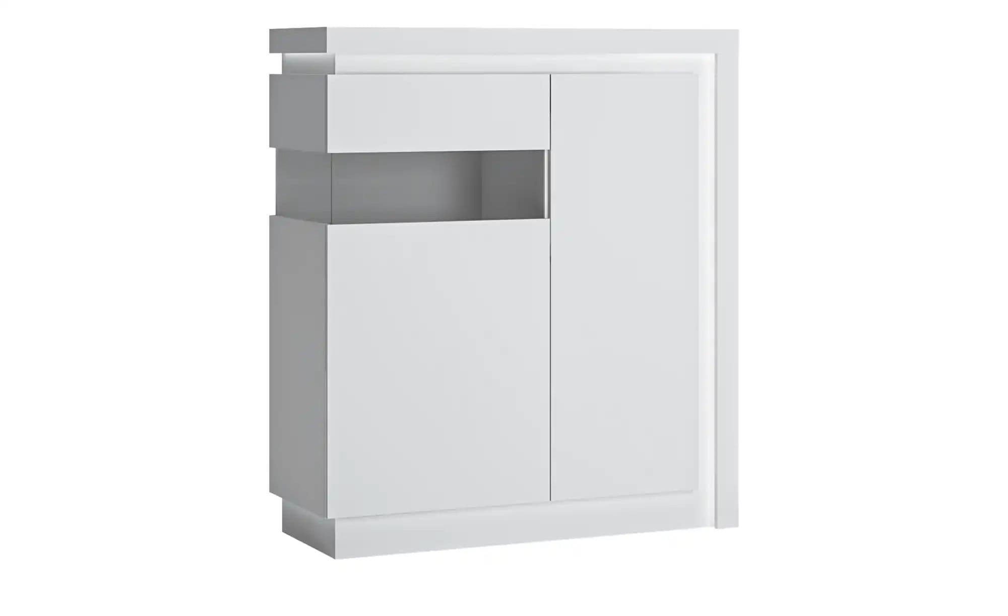 Highboardvitrine  Lyon ¦ Maße (cm): B: 108 H: 124 T: 42.0 Kommoden & Sideboards > Highboards - Sconto