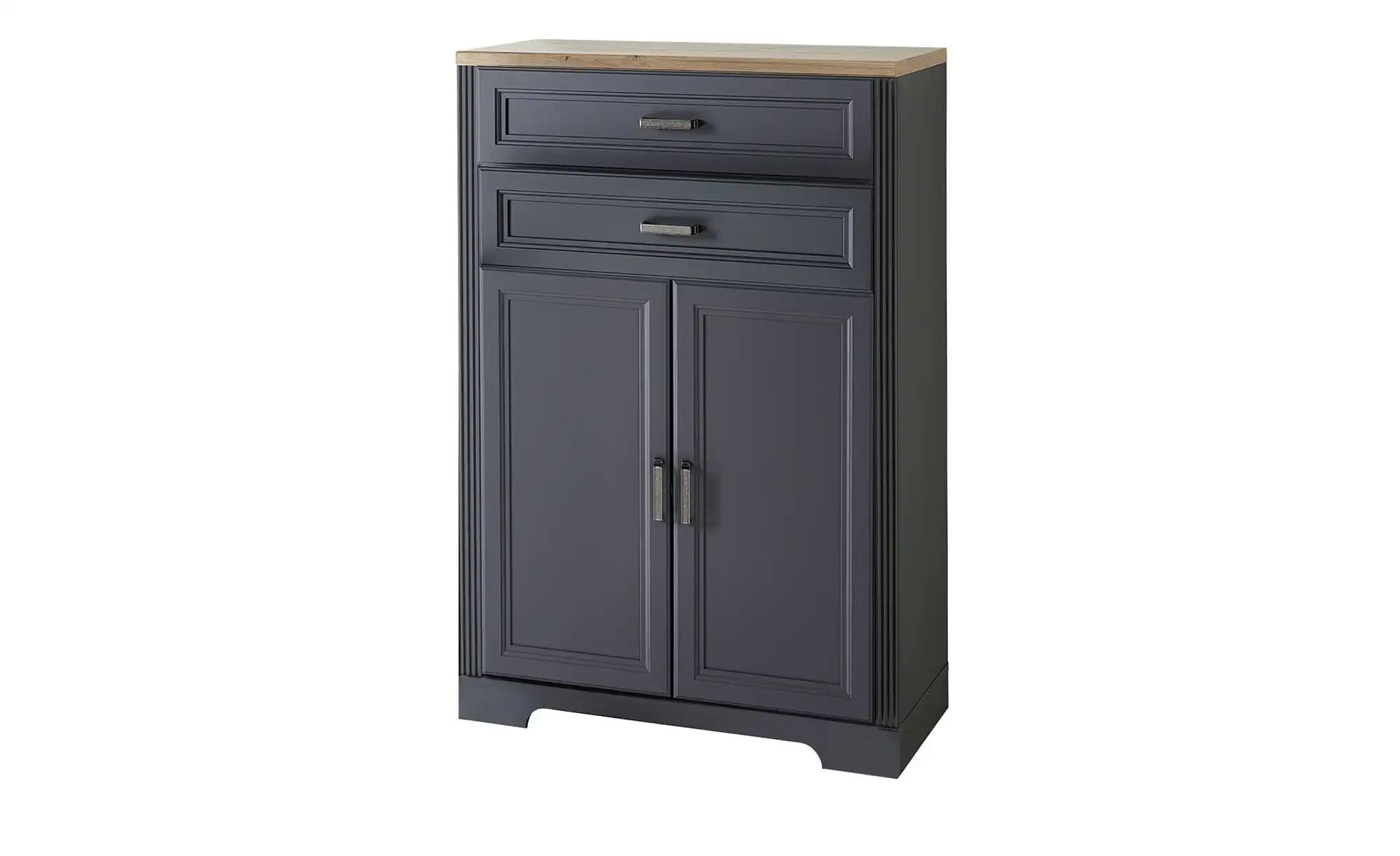 Stauraumelement  Valparaiso ¦ schwarz ¦ Maße (cm): B: 86 H: 127 T: 38.0 Schränke > Aktenschränke - Sconto