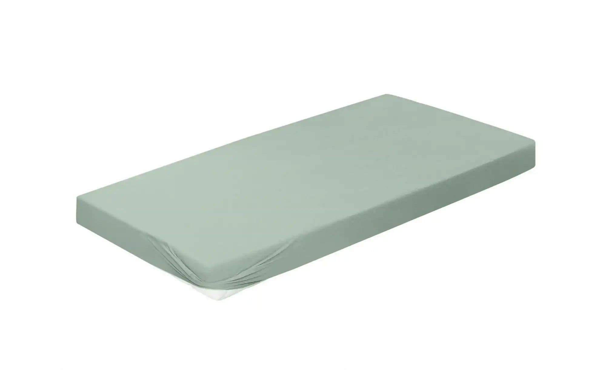 Bierbaum Jersey Spannbetttuch   ¦ grün ¦ Maße (cm): B: 190 H: 1 Bettwaren > Bettlaken - Sconto