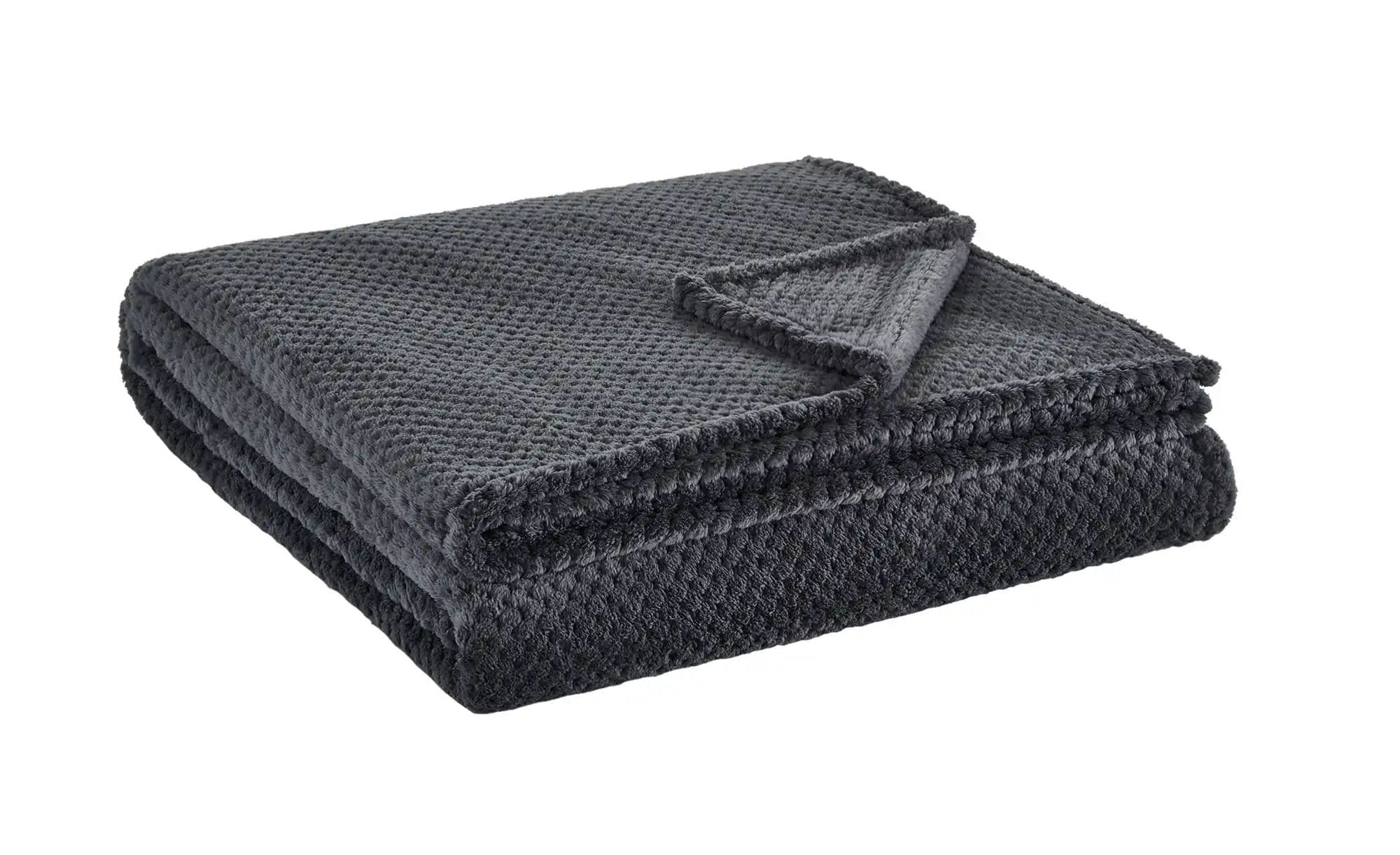 como Coralfleece Decke  Mia XL ¦ grau ¦ Synthetik ¦ Maße (cm): B: 220 Heimtextilien > Wohndecken - Sconto