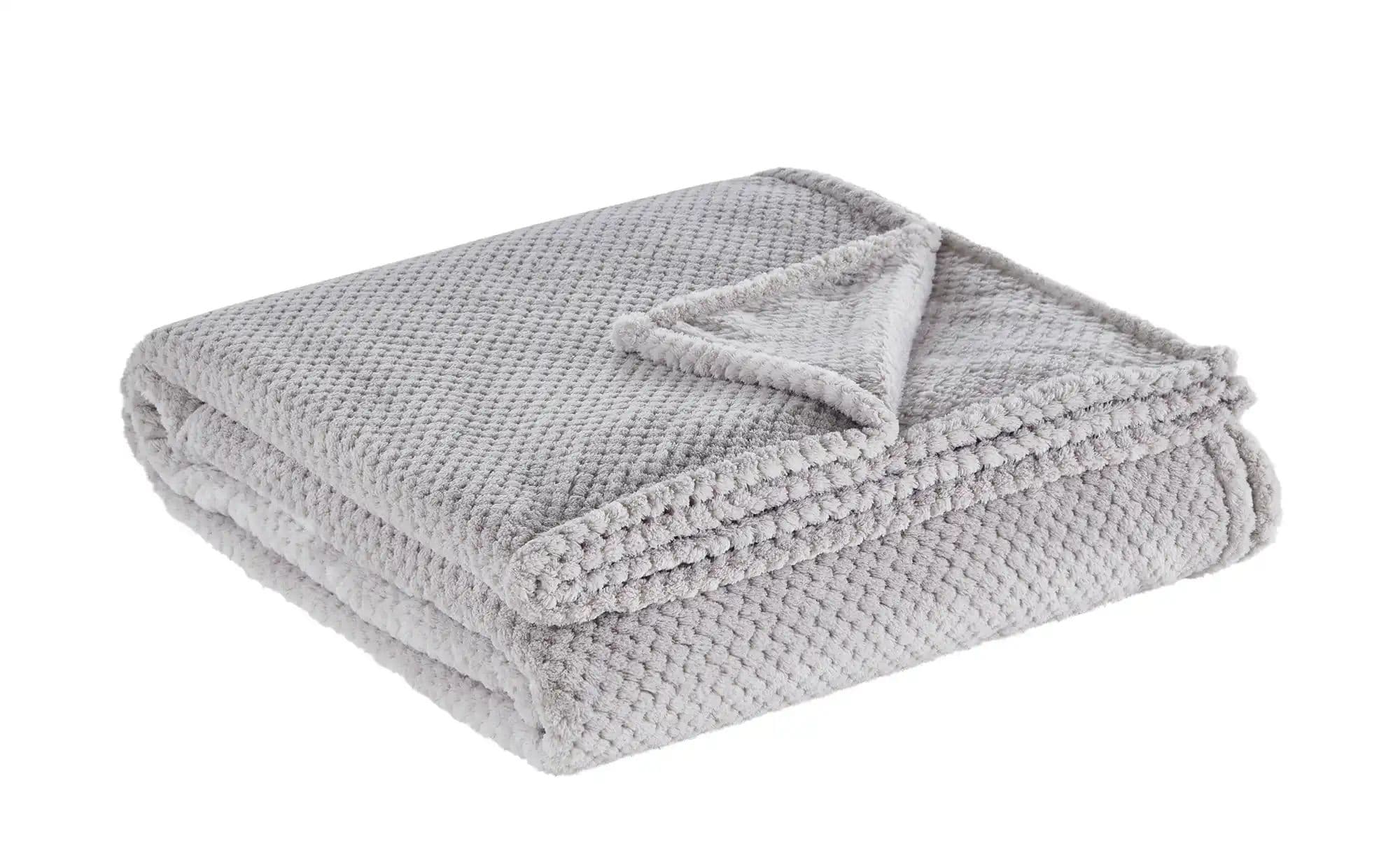 como Coralfleece Decke  Mia XL ¦ grau ¦ Synthetik ¦ Maße (cm): B: 220 Heimtextilien > Wohndecken - Sconto