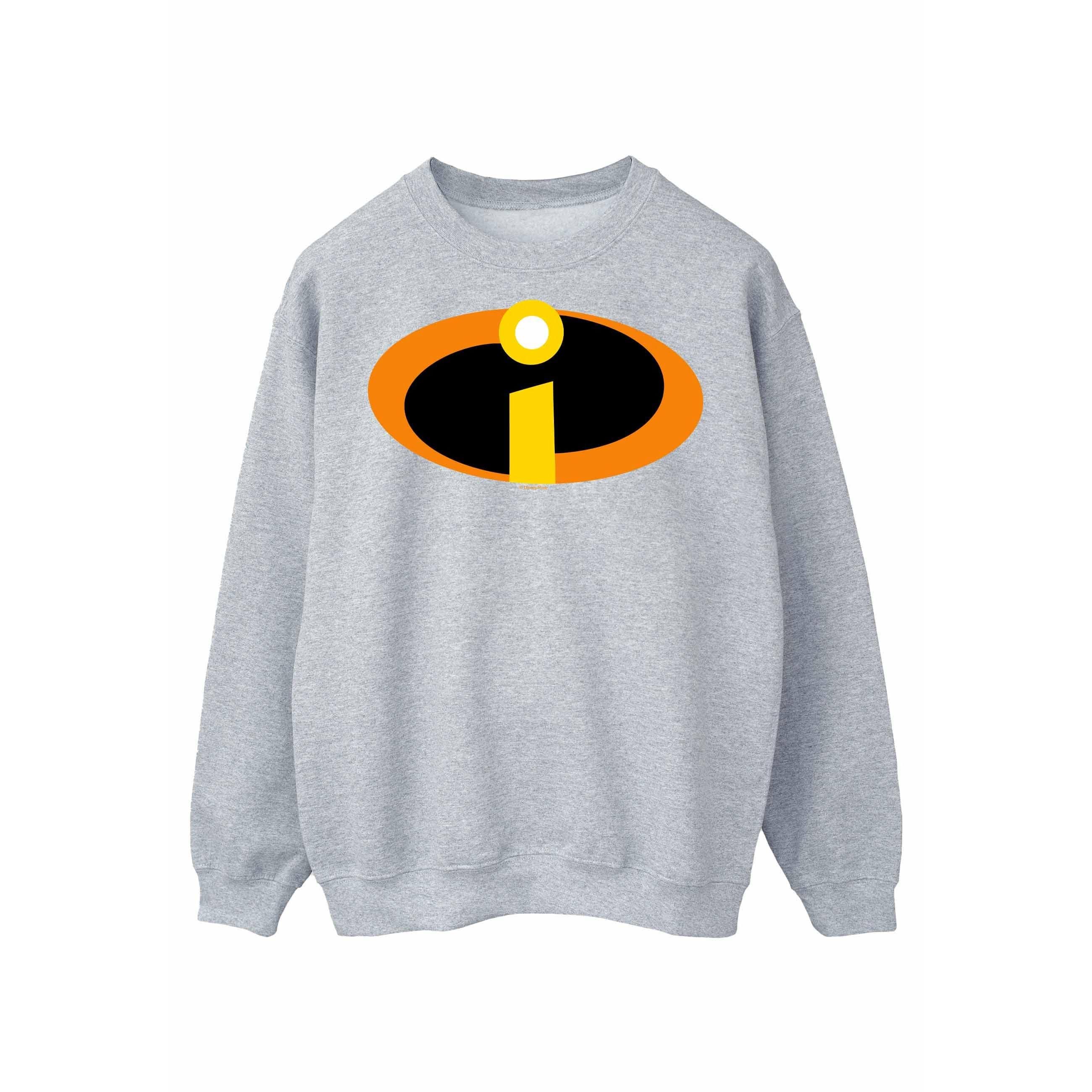 Disney - "The Incredibles Costume Logo" Sweatshirt für Herren (Grau)
