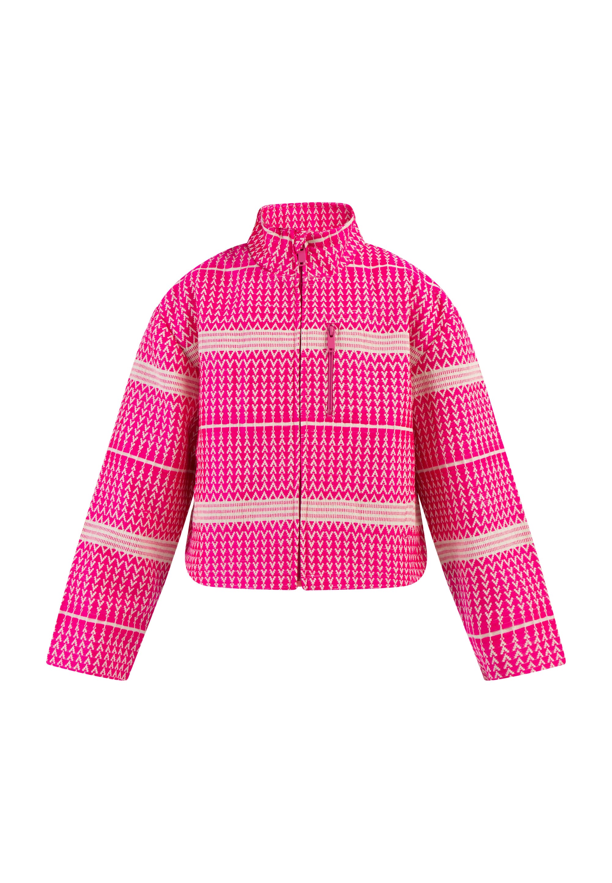 Mymo Blouson Mädchen rosa Wollweiß