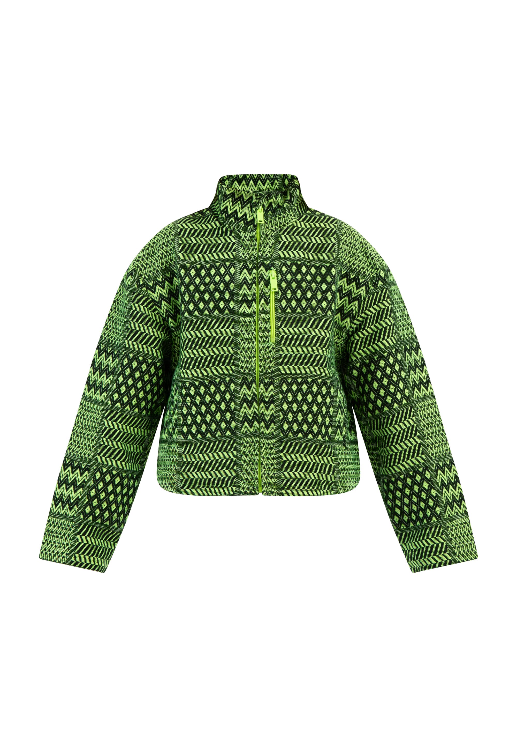 Mymo Blouson Mädchen Neon Grün Schwarz