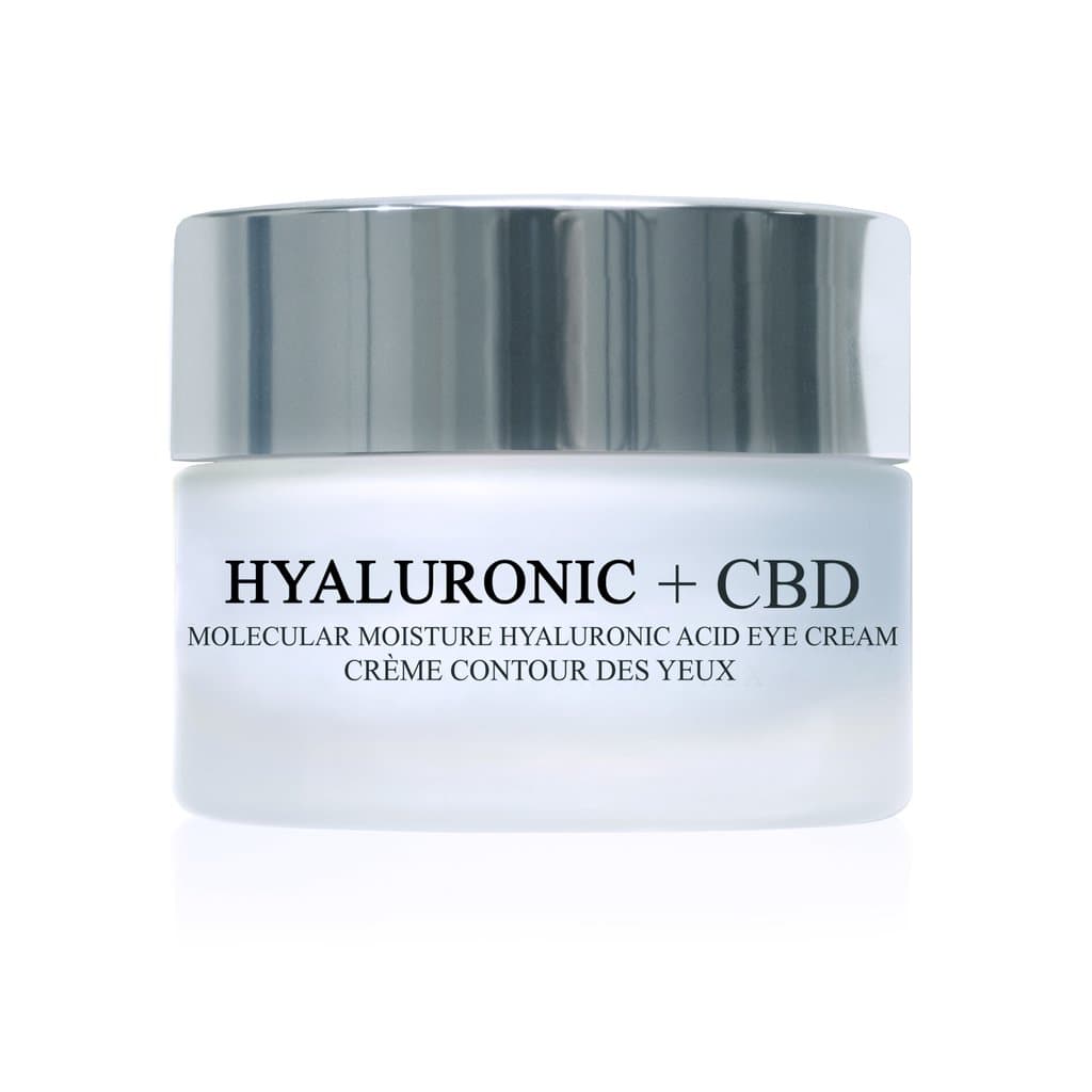 Crème pour les yeux à l'acide hyaluronique + CBD Molecular Moisture Surge de London Botanical Laboratories