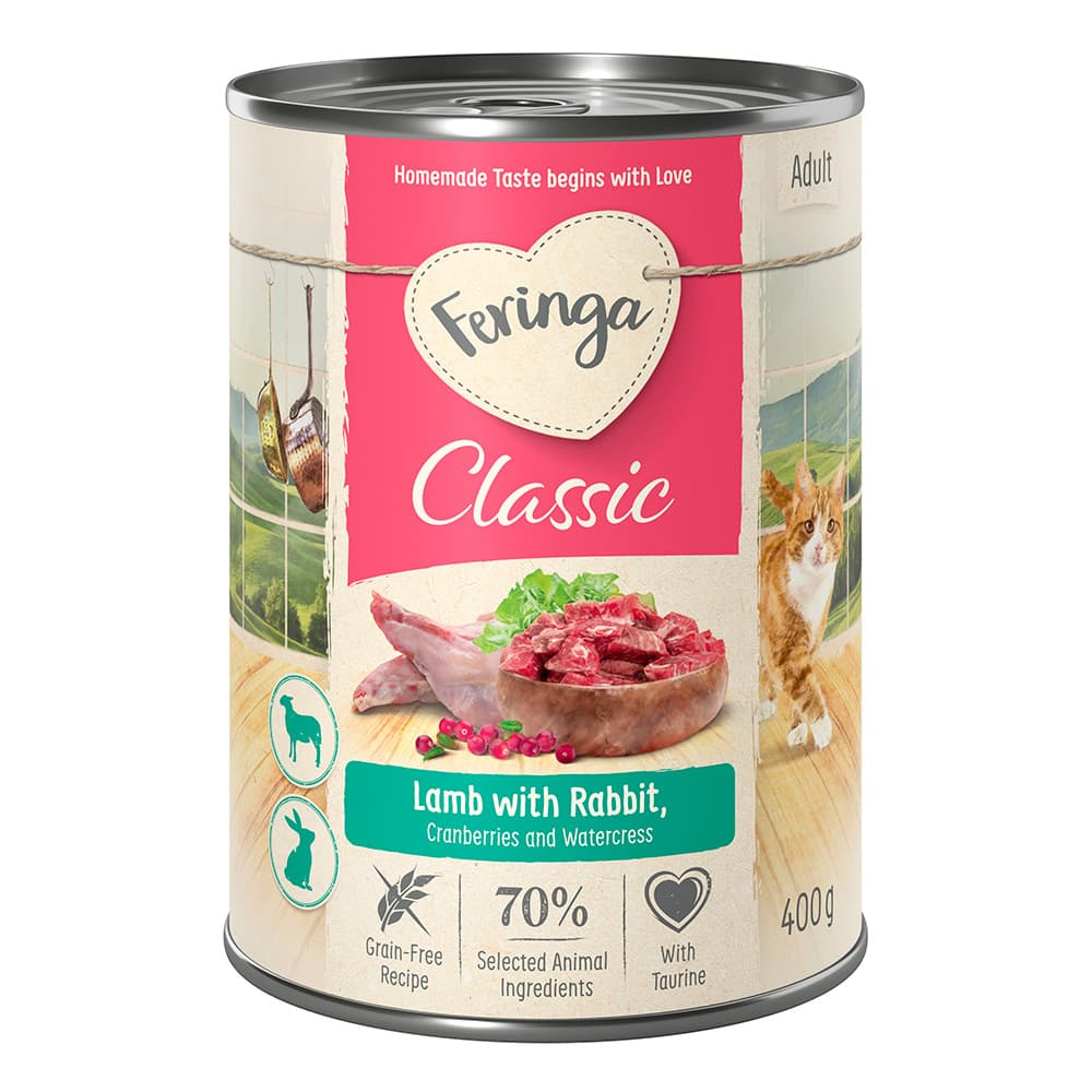 Feringa Classic Meat Menü 6 x 400 g  - Lamm & Kaninchen