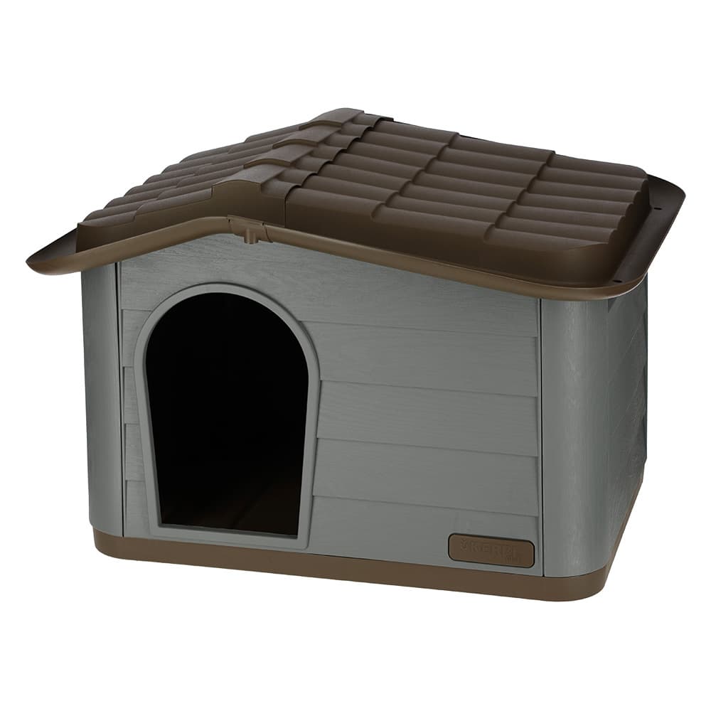 Kerbl Pet Katzenhaus Paola Eco - blau / grau: L 75 x B 59 x H 55 cm