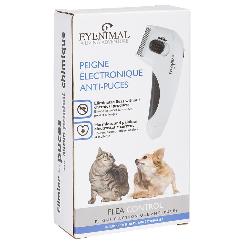 EYENIMAL Flea Control Flohkamm - Sparpaket: 2 x L 16,5 cm