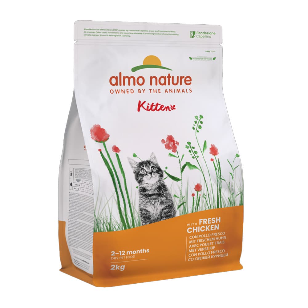 Almo Nature Holistic Kitten piščanec & riž - 2 kg