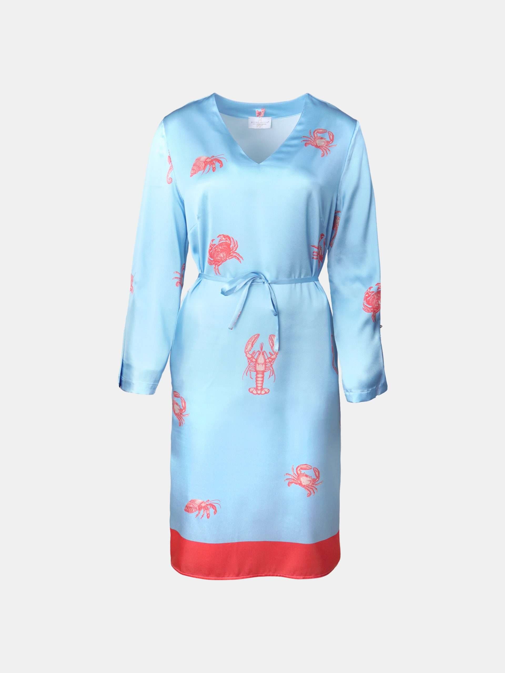 Mucho Gusto MUCHO GUSTO® Kleid Carrara mit Meerestier-Print