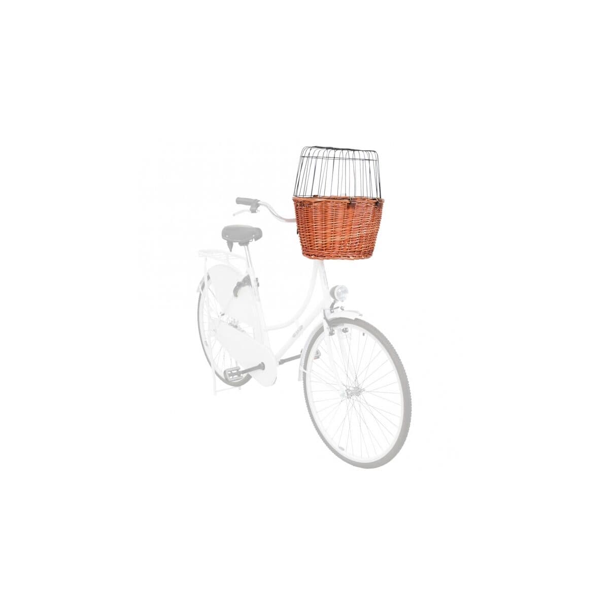 Trixie Front-Hundefahrradkorb aus Weide - natur