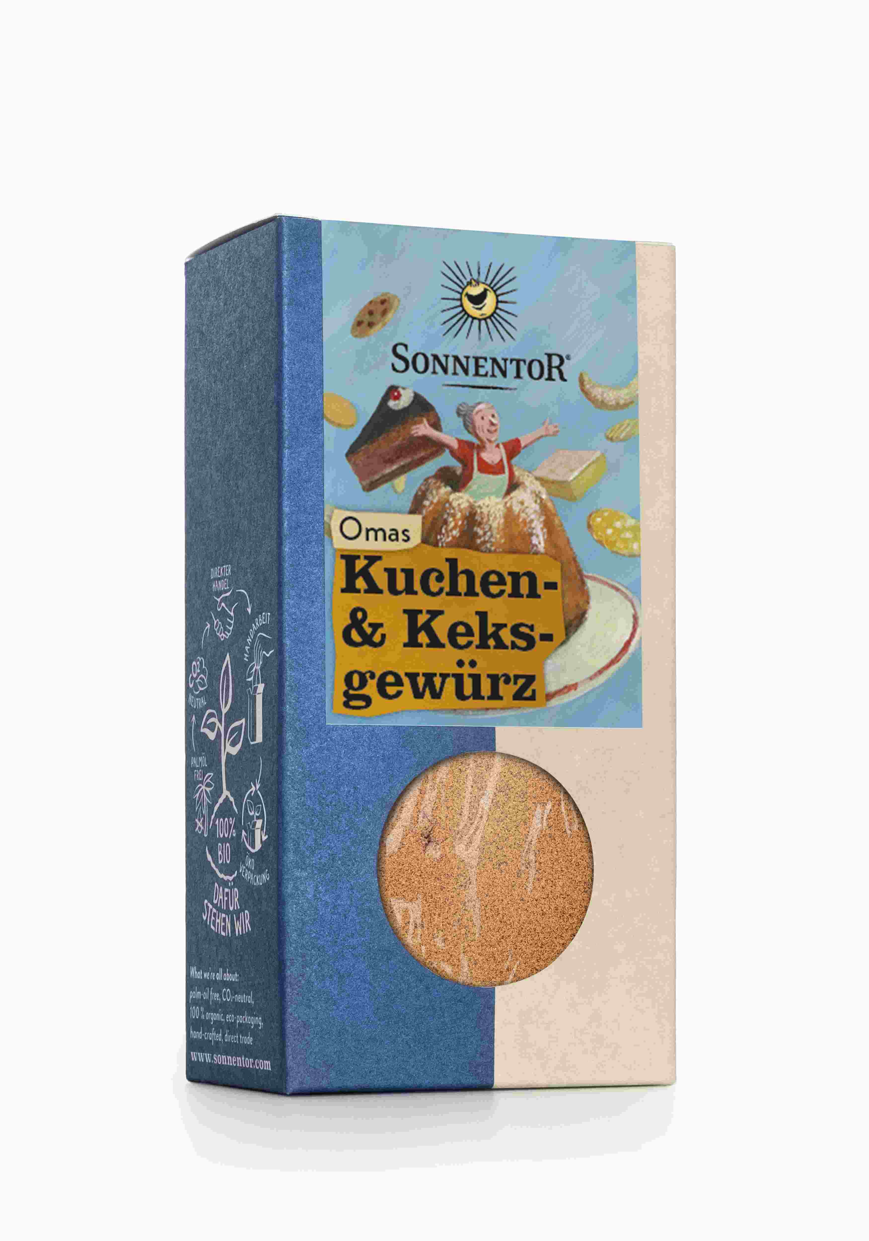 Omas Kuchen- und Keksgewürz bio 50 g – Bio-Gewürzmischung für süßes Gebäck