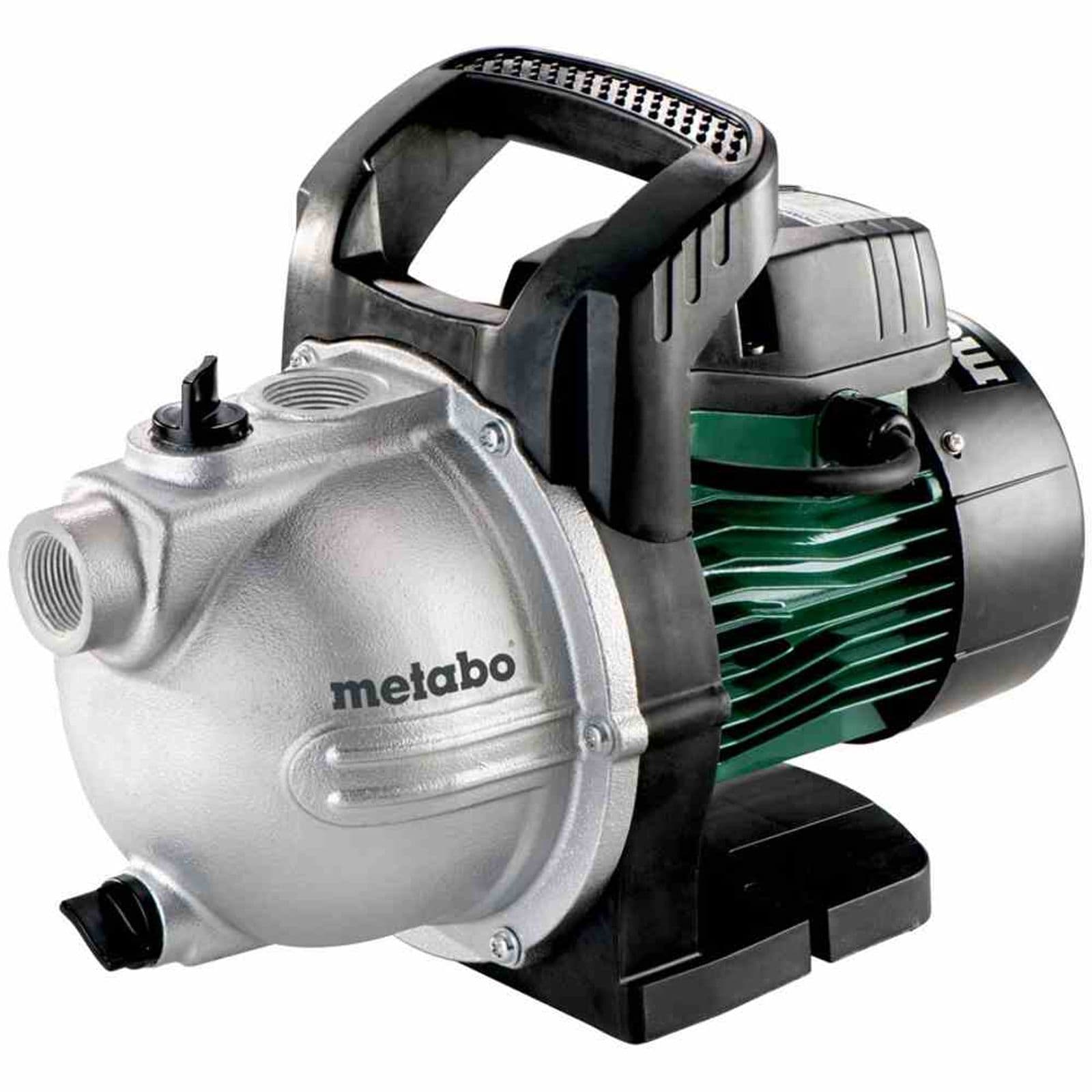 Gartenpumpe P 4000 G 1100W Wasserpumpe Fördermenge 4000 l h Förderhöhe 46m Ansaughöhe 8m 46 bar Grauguss Gehäuse Edelstahlwelle Bewässerung